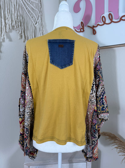 Bob Marley Mix & Match Tee Yellow Floral