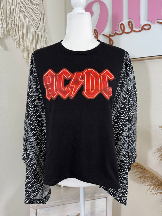 AC/DC Mix & Match Tee Black Aztec
