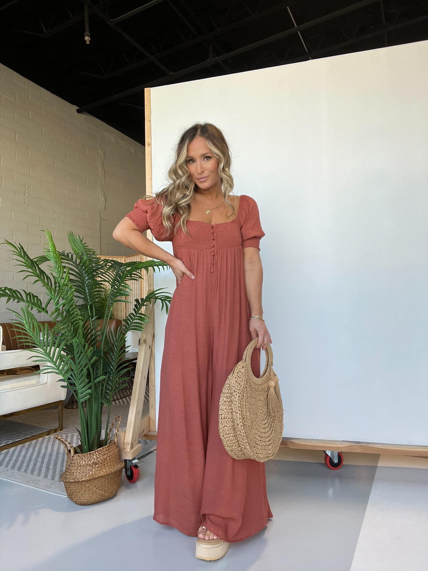 Made For This Jumpsuit Marsala