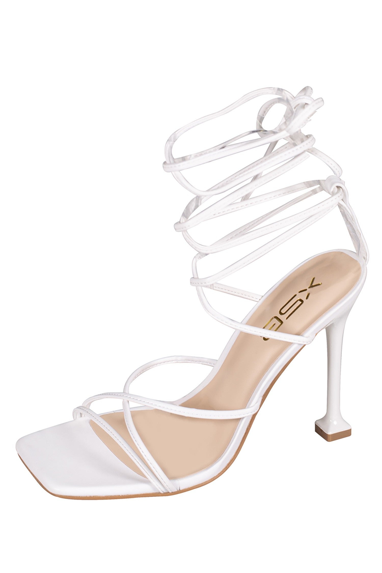 Ready For It Strappy Stiletto Heels White