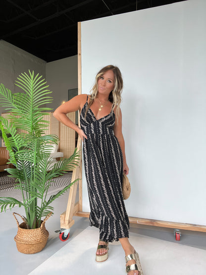 Bohemian Mermaid Jumpsuit Black