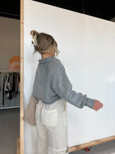 Load image into Gallery viewer, FP Dupe Cropped Sweatshirt Grey
