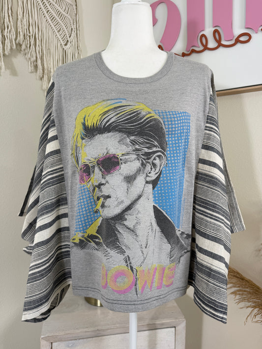 Bowie Mix & Match Tee Grey Stripe