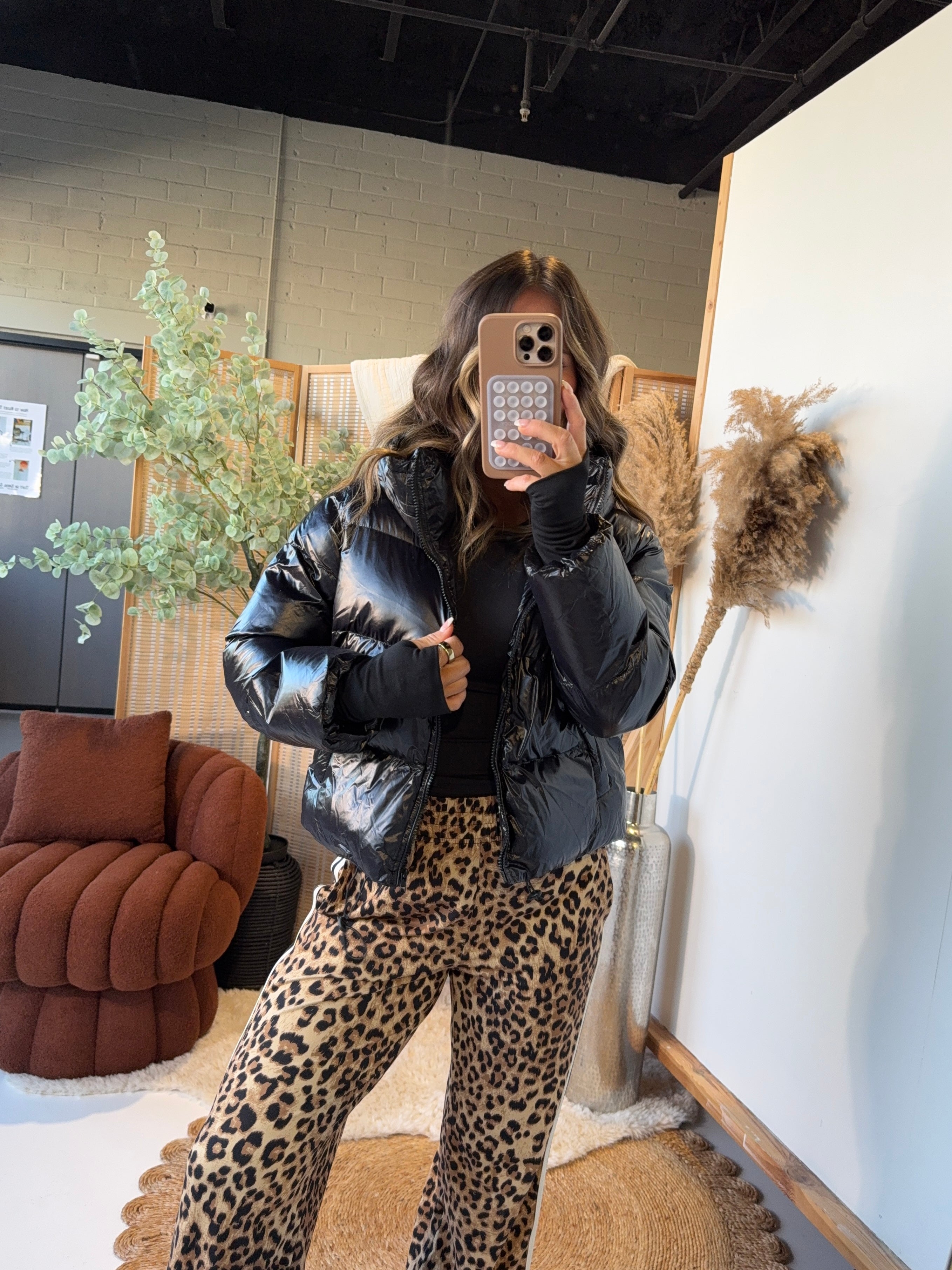 Urban Edge Puffer Jacket Black