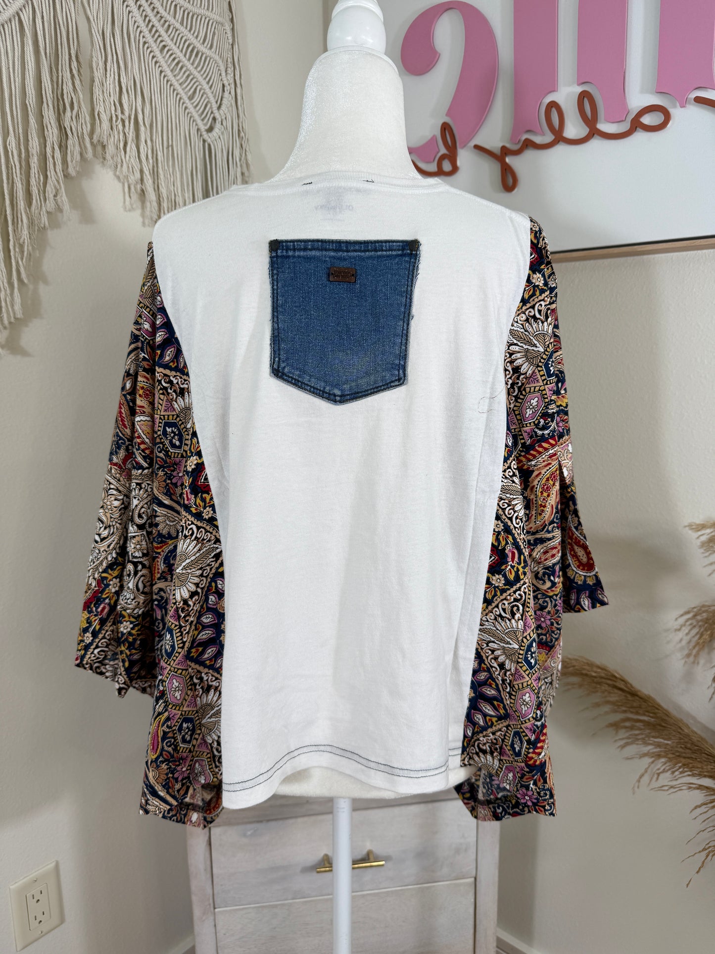 Britney Spears Mix & Match Tee White Floral