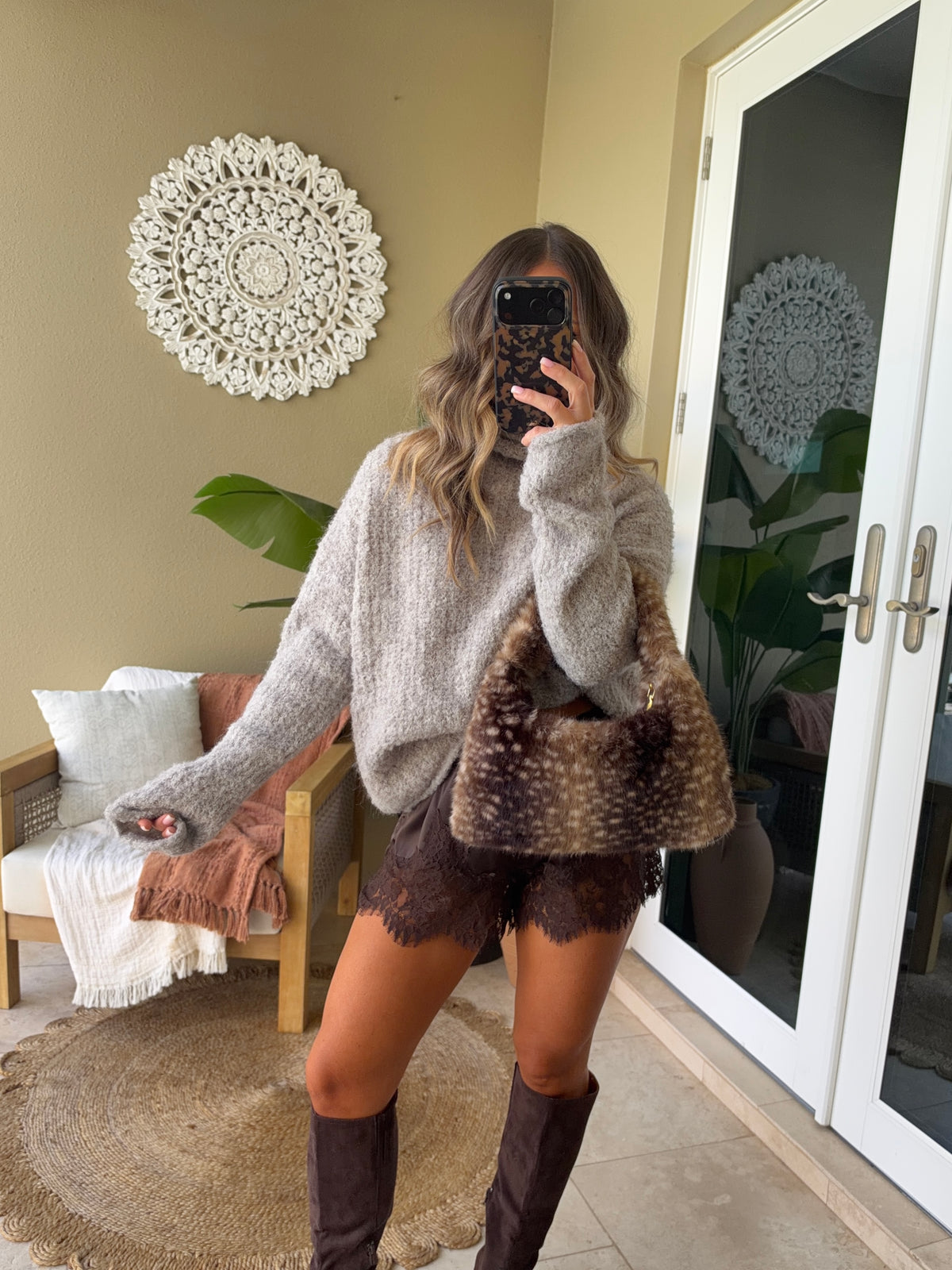 Cedar Lane Sweater Light Taupe
