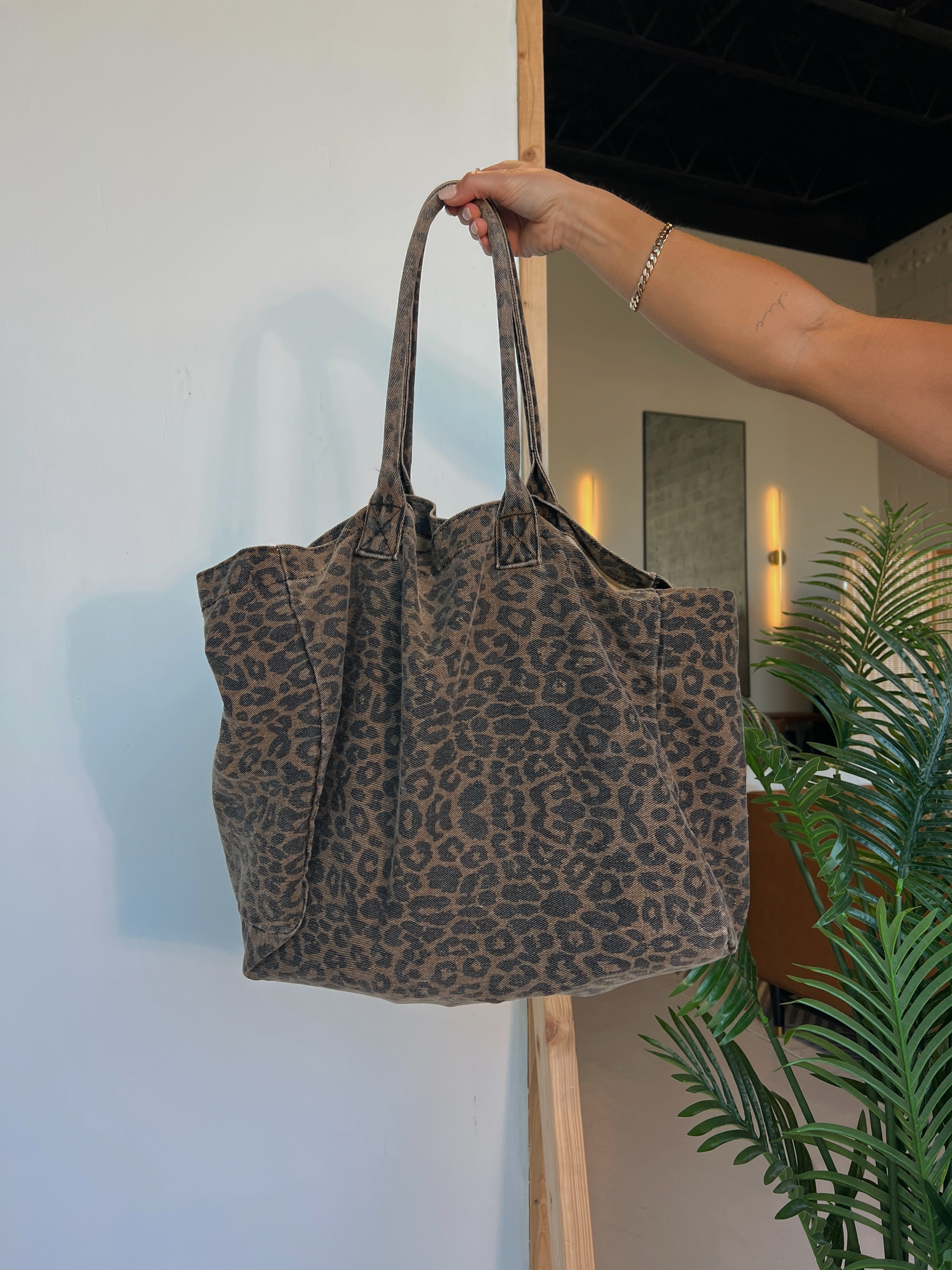 Calico Tote Bag Cheetah