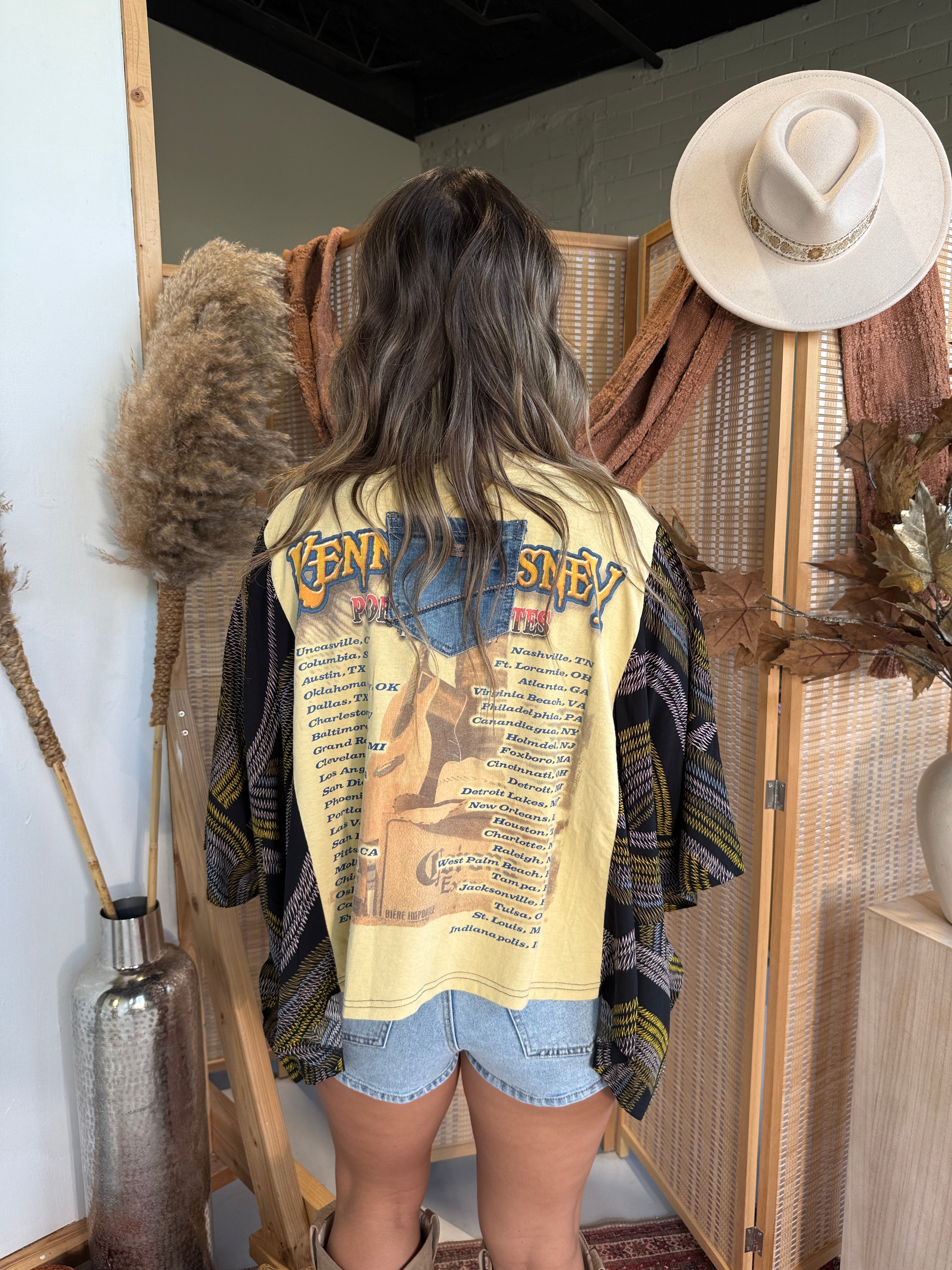 Kenny Chesney Mix & Match Tee Yellow Multi