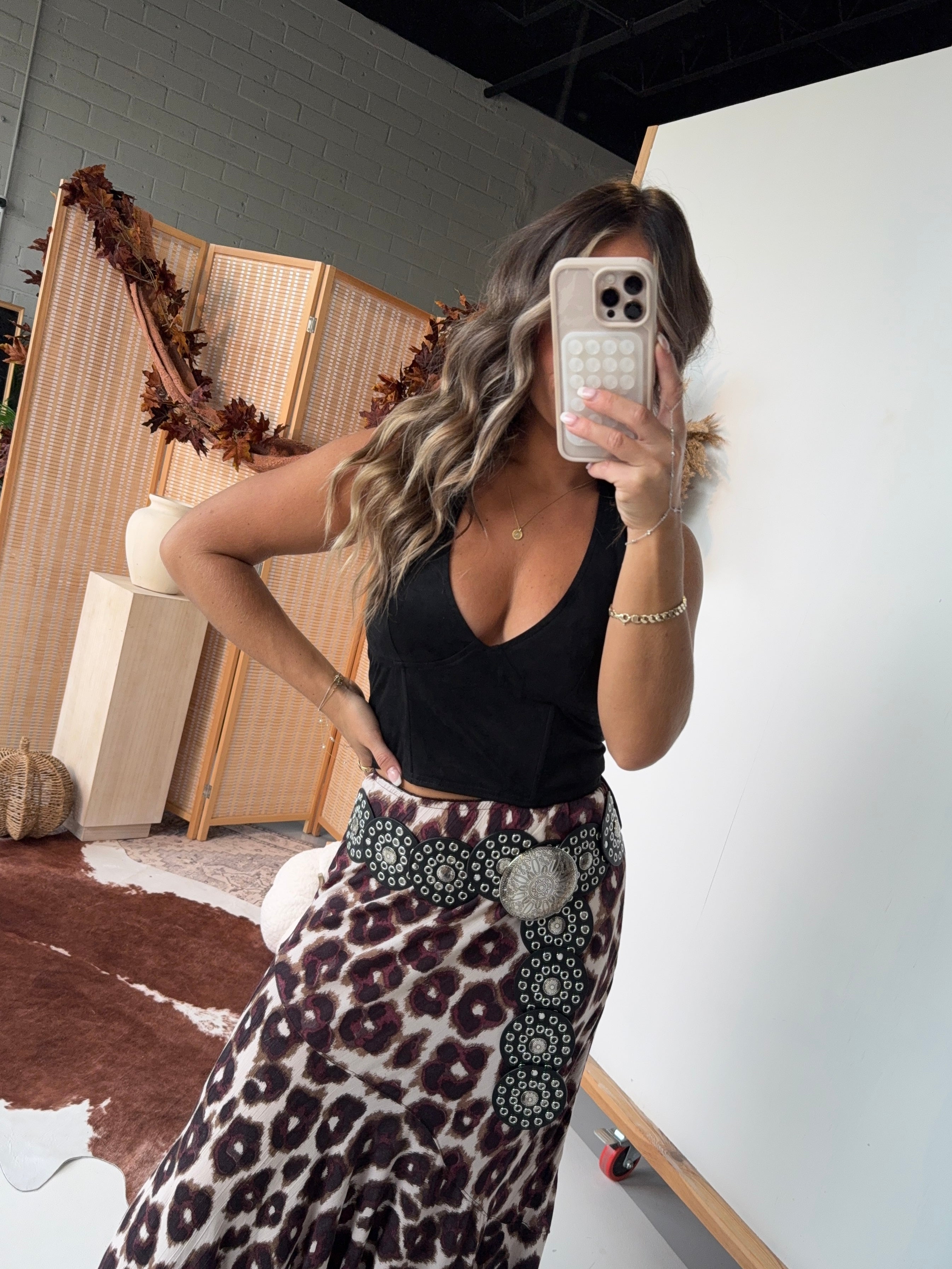 Moonlight Romance Halter Top Black