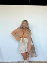 Load image into Gallery viewer, BEIGE FLIRTY FRINGE TIERED BAG
