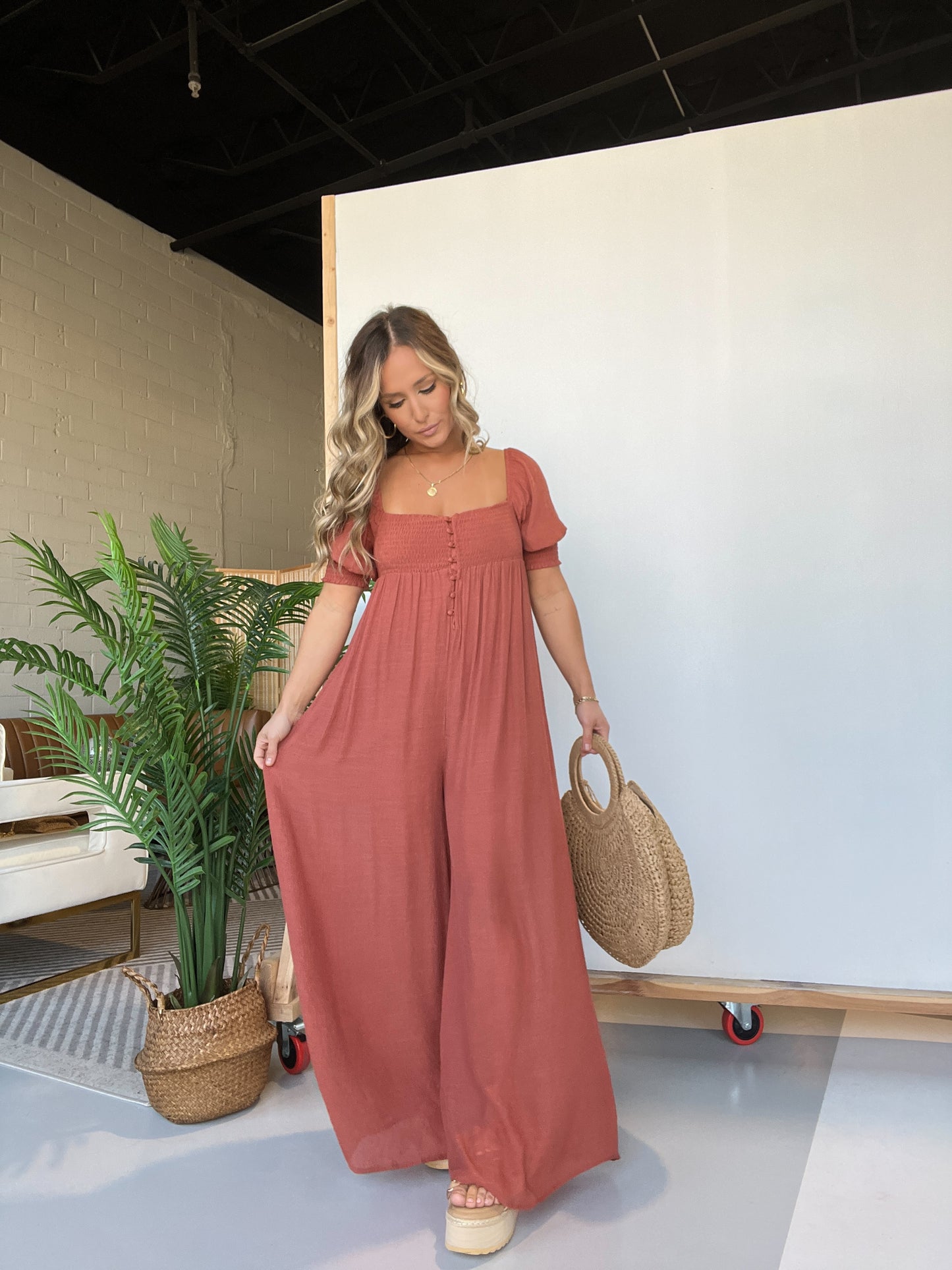 Made For This Jumpsuit Marsala