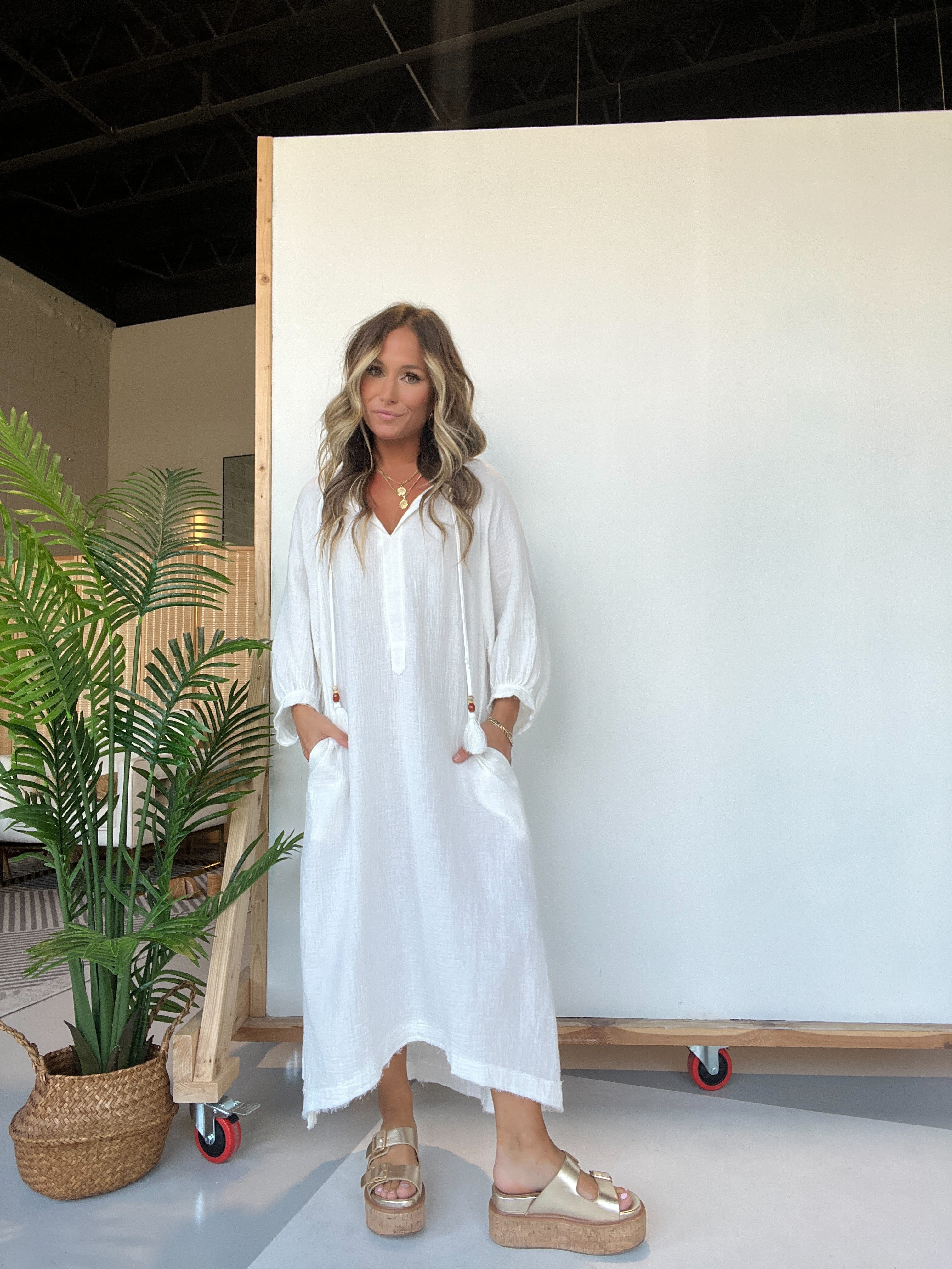 Turks Mumu Off White