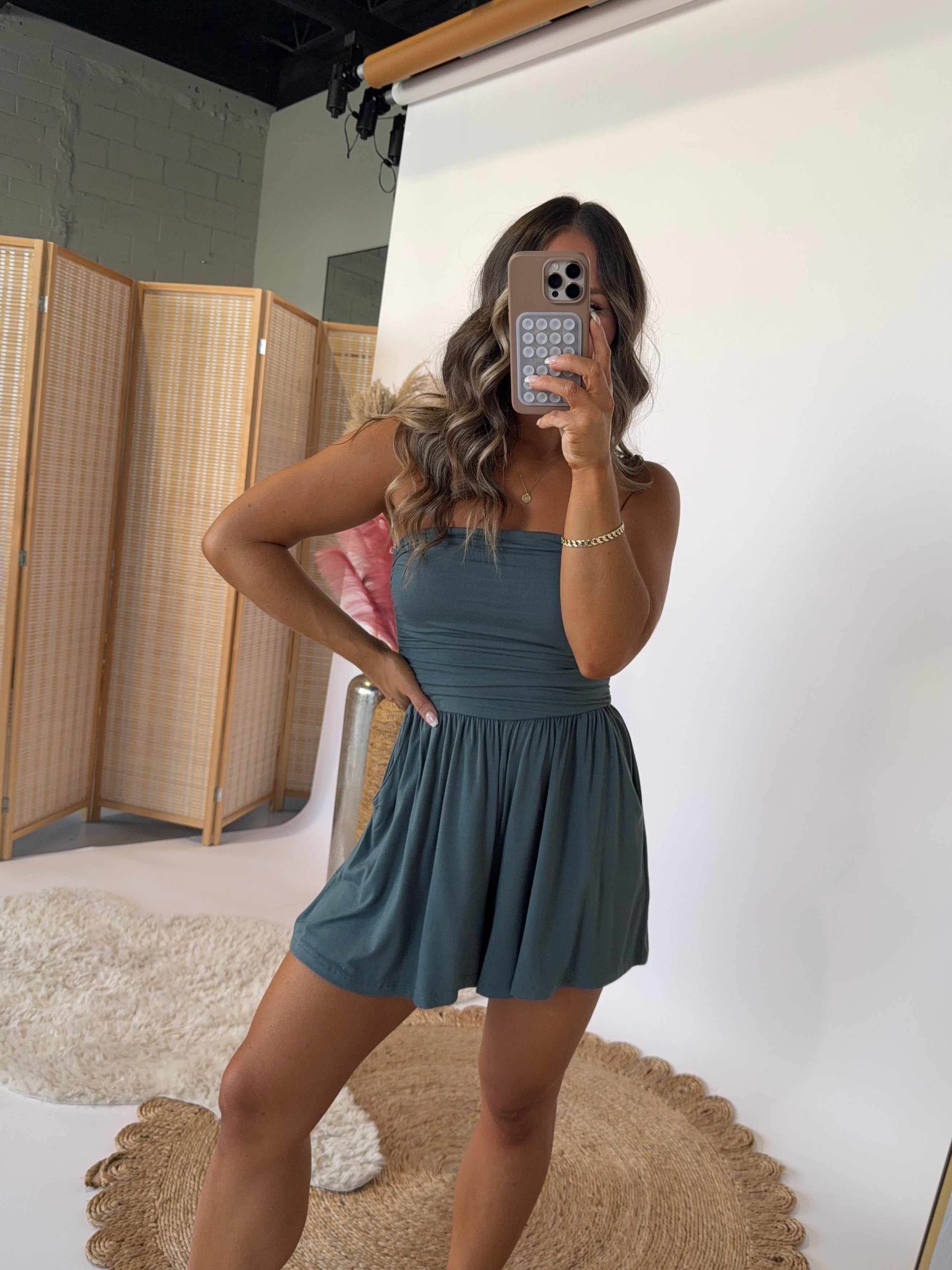 Florida Casual Romper Ash Jade