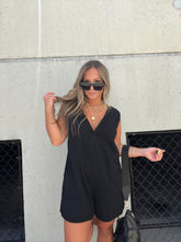 Load image into Gallery viewer, NOBODY HAS TO KNOW ROMPER BLACK
