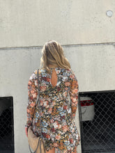 Load image into Gallery viewer, MICA FLORAL MESH ROMPER
