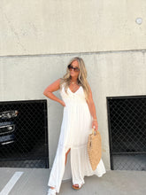 Load image into Gallery viewer, FEEL IT AGAIN MAXI DRESS WHITE
