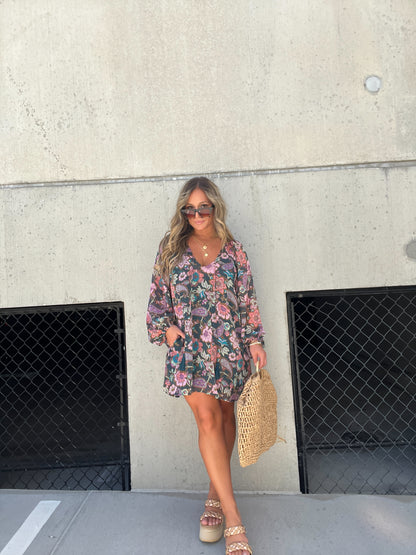 Awaken Floral Dress Multi