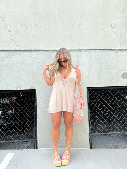 Let Me Know Lace Tunic Top