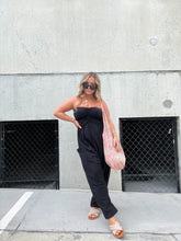 Load image into Gallery viewer, LONG STORY SHORT JUMPSUIT BLACK
