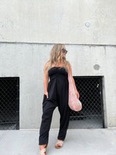 Load image into Gallery viewer, LONG STORY SHORT JUMPSUIT BLACK
