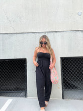 Load image into Gallery viewer, LONG STORY SHORT JUMPSUIT BLACK
