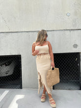 Load image into Gallery viewer, TUSCAN DESIRE CROCHET MIDI SKIRT
