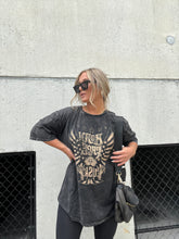Load image into Gallery viewer, BORN FREE TEE WASHED BLACK
