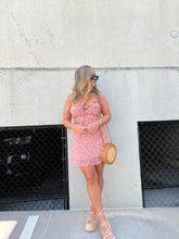Load image into Gallery viewer, DAINTY ROSE RUFFLED MINI DRESS
