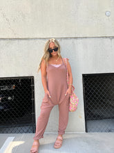 Load image into Gallery viewer, MOCHA RELAXED FIT JUMPSUIT
