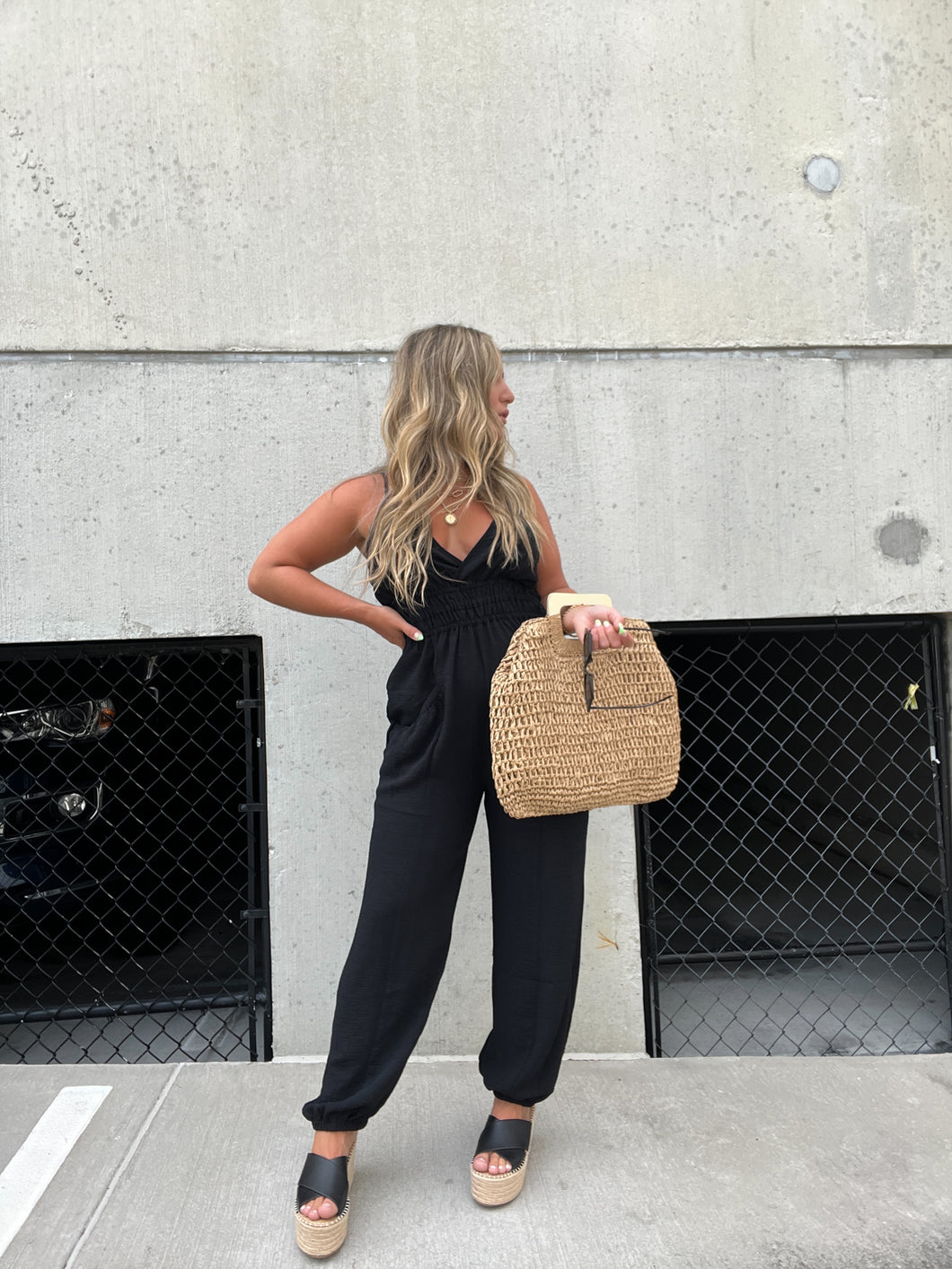 TALK TO ME JUMPSUIT BLACK