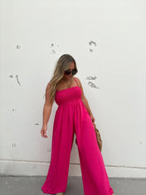 Load image into Gallery viewer, NOT GONNA HAPPEN FUCHSIA JUMPSUIT
