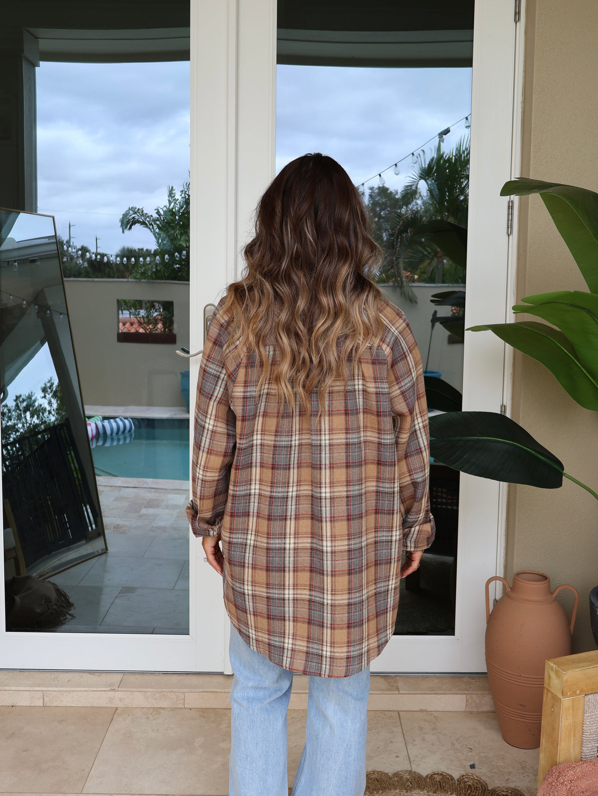 Pine Grove Plaid Button-Up Oat Multi