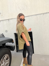 Load image into Gallery viewer, PRICE TO PAY HI-LO TEE OLIVE
