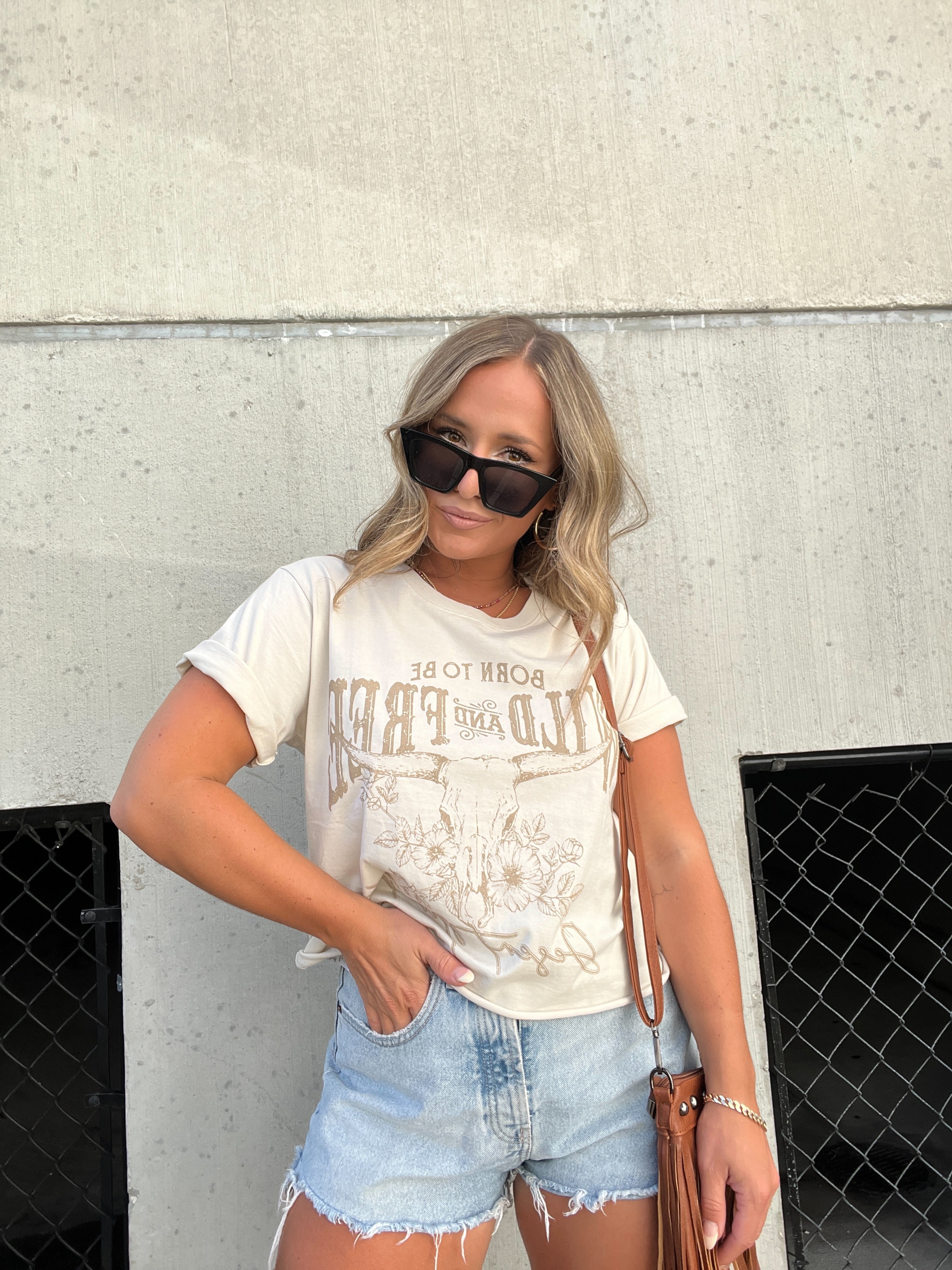 Born to Be Wild and Free Beige