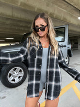 Load image into Gallery viewer, WAIT FOR YOU FLANNEL BLACK
