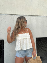 Load image into Gallery viewer, LOVE ME MORE CAMI TOP CREAM
