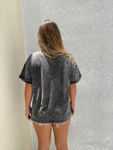 Load image into Gallery viewer, WASHED FREE BIRD GRAPHIC TEE BLACK
