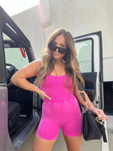Load image into Gallery viewer, PURPLE PINK LEVEL UP HOT SHOT ROMPER
