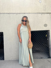 Load image into Gallery viewer, ROMANTIC PLANS MAXI DRESS SEAFOAM

