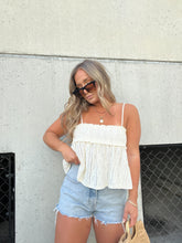 Load image into Gallery viewer, LOVE ME MORE CAMI TOP CREAM
