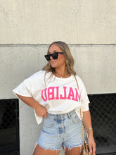 Load image into Gallery viewer, Pink Malibu Oversized Tee
