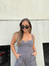 Load image into Gallery viewer, BROKEN HEARTED BASIC SNAP TANK WASHED GREY

