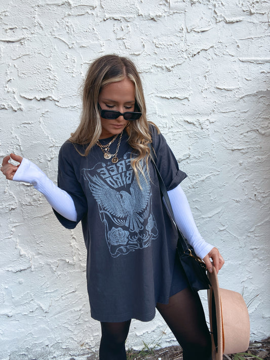 Free Bird Oversized Tee