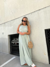 Load image into Gallery viewer, ROMANTIC PLANS MAXI DRESS SEAFOAM
