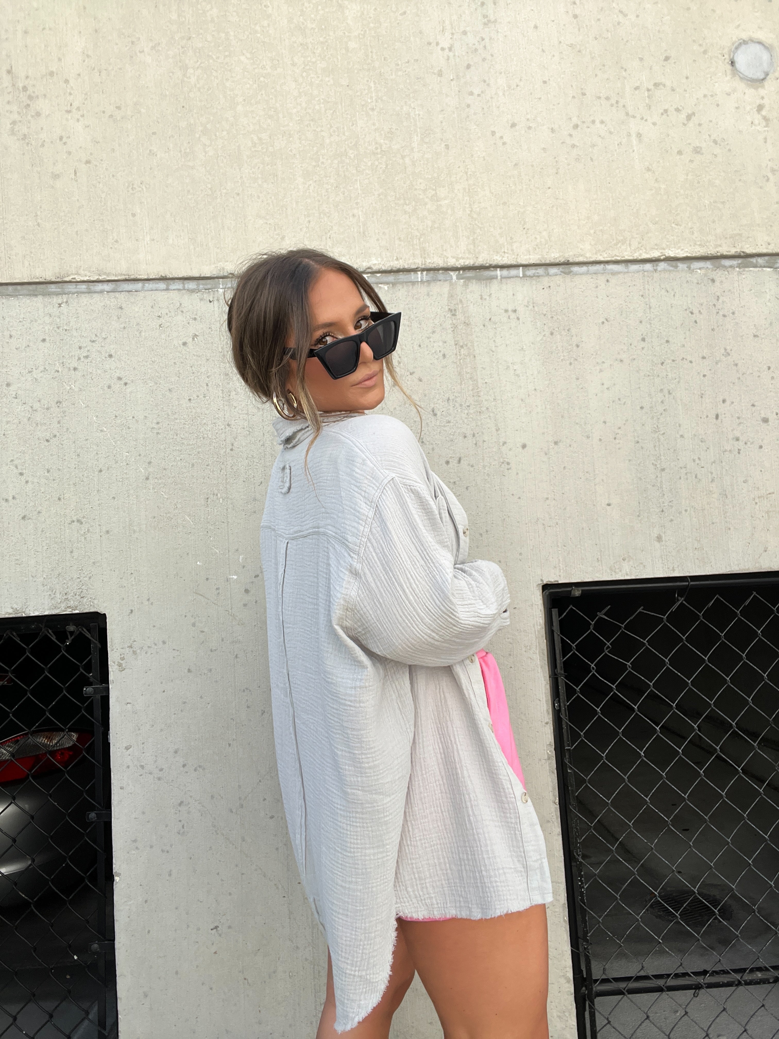 Love is Gauze Button Down Cloud