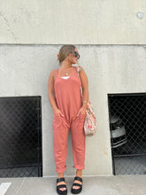 Load image into Gallery viewer, RUST RELAXED FIT JUMPSUIT
