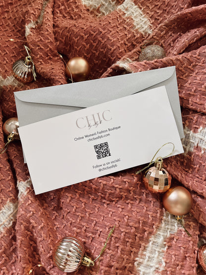 CHIC BY ALLY B GIFT CERTIFICATE