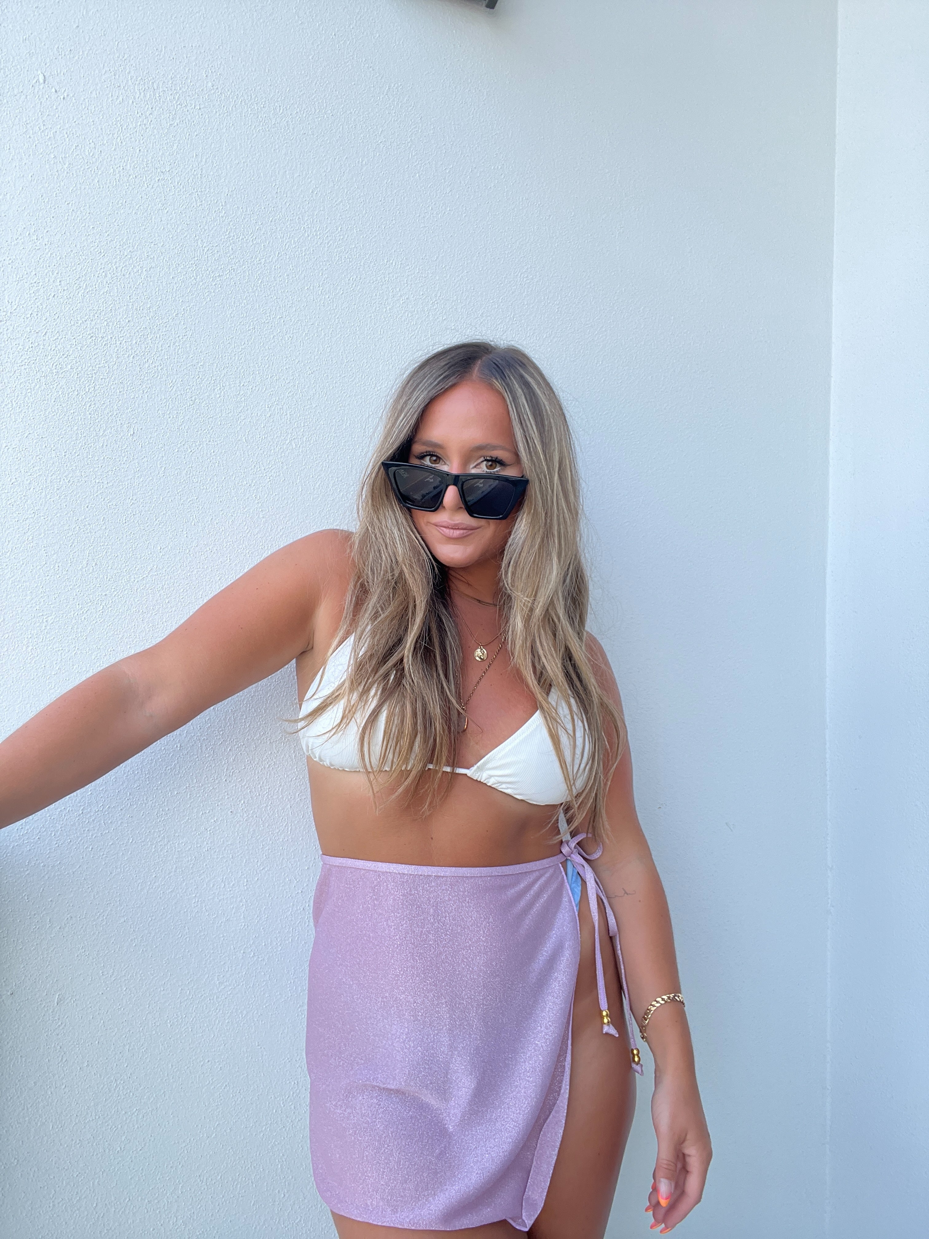 ROSE SHIMMER SARONG