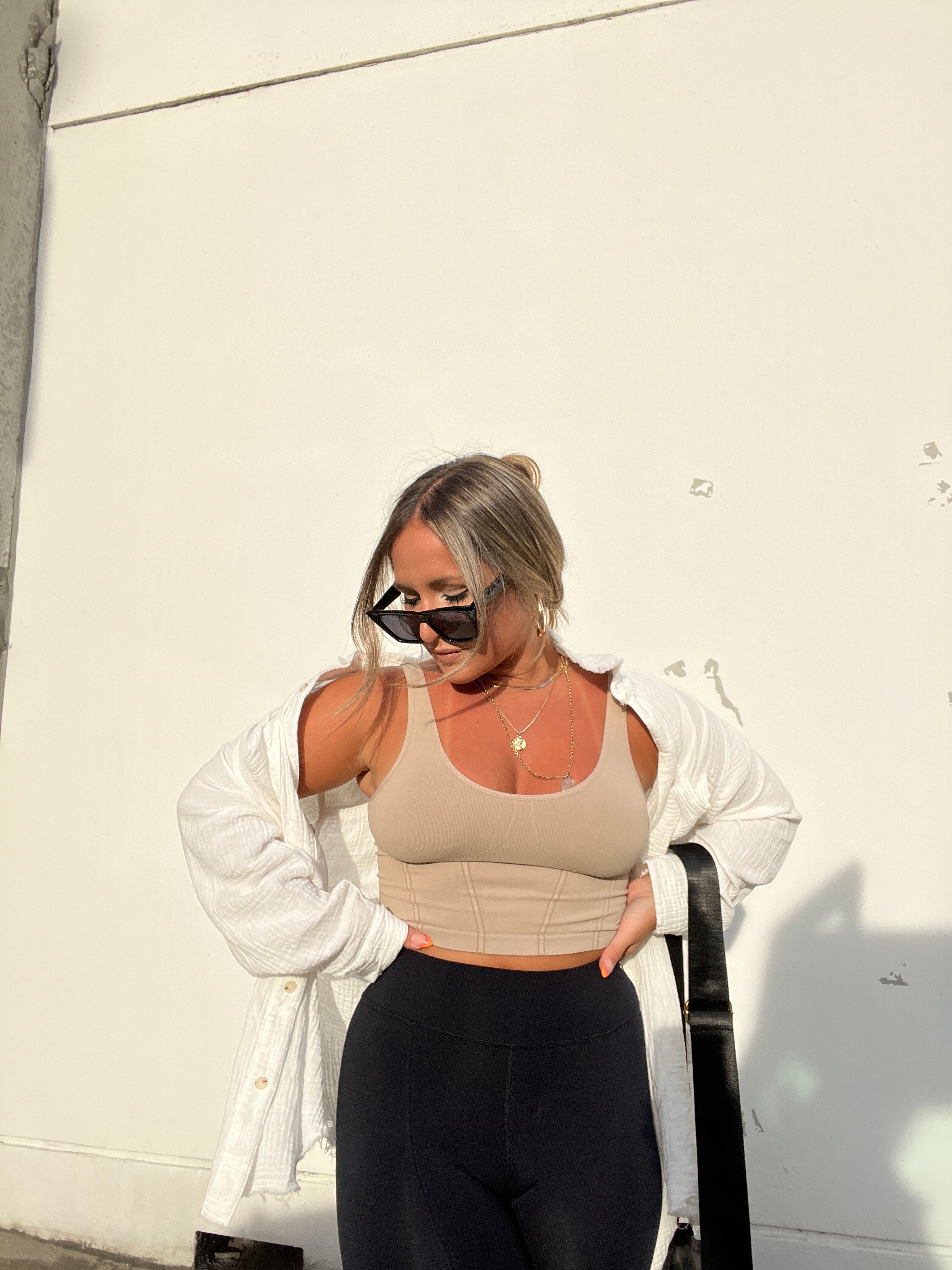 DESERT SAND NOT YOUR BASIC FAUX CORSET