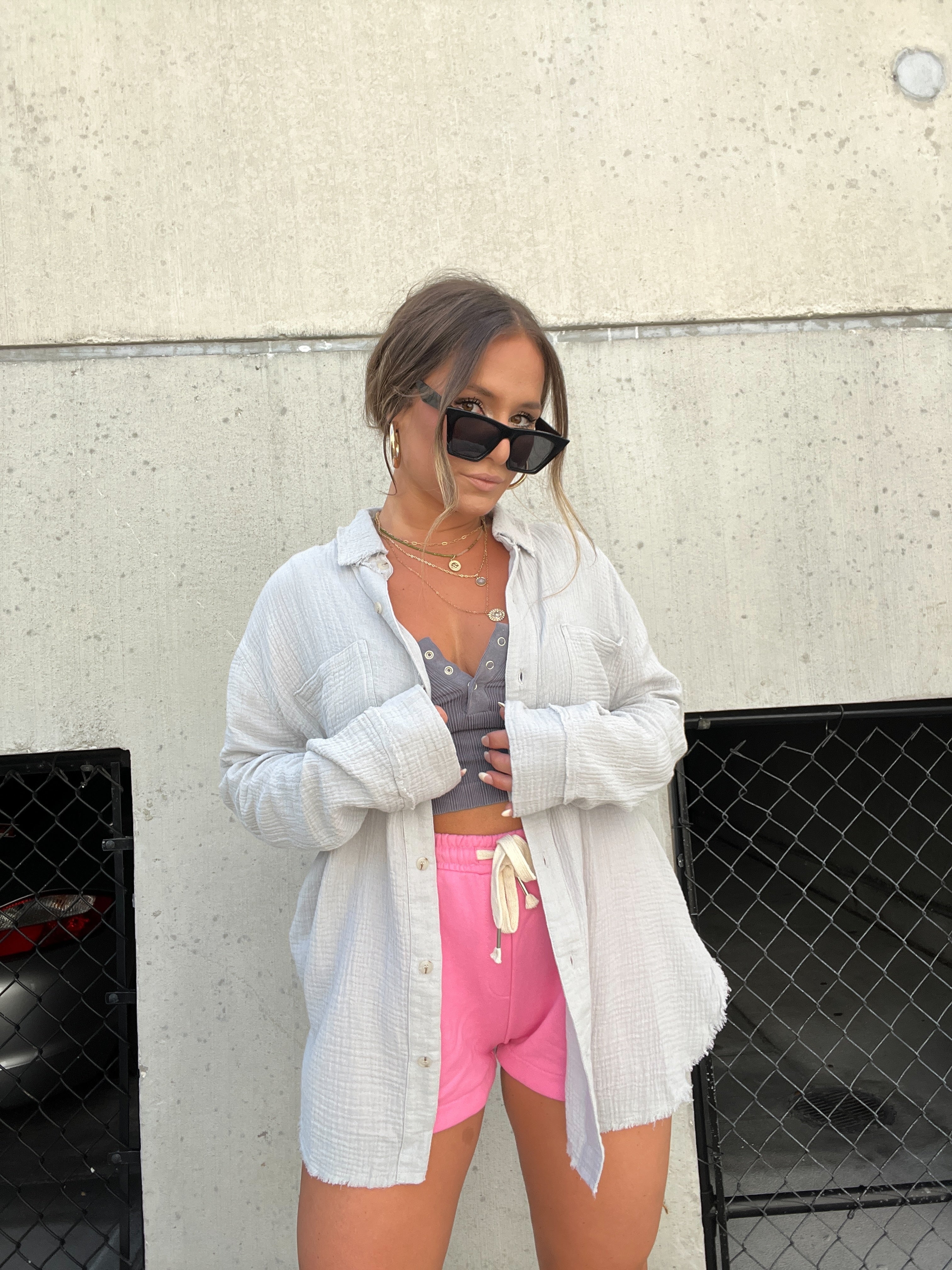 Love is Gauze Button Down Cloud